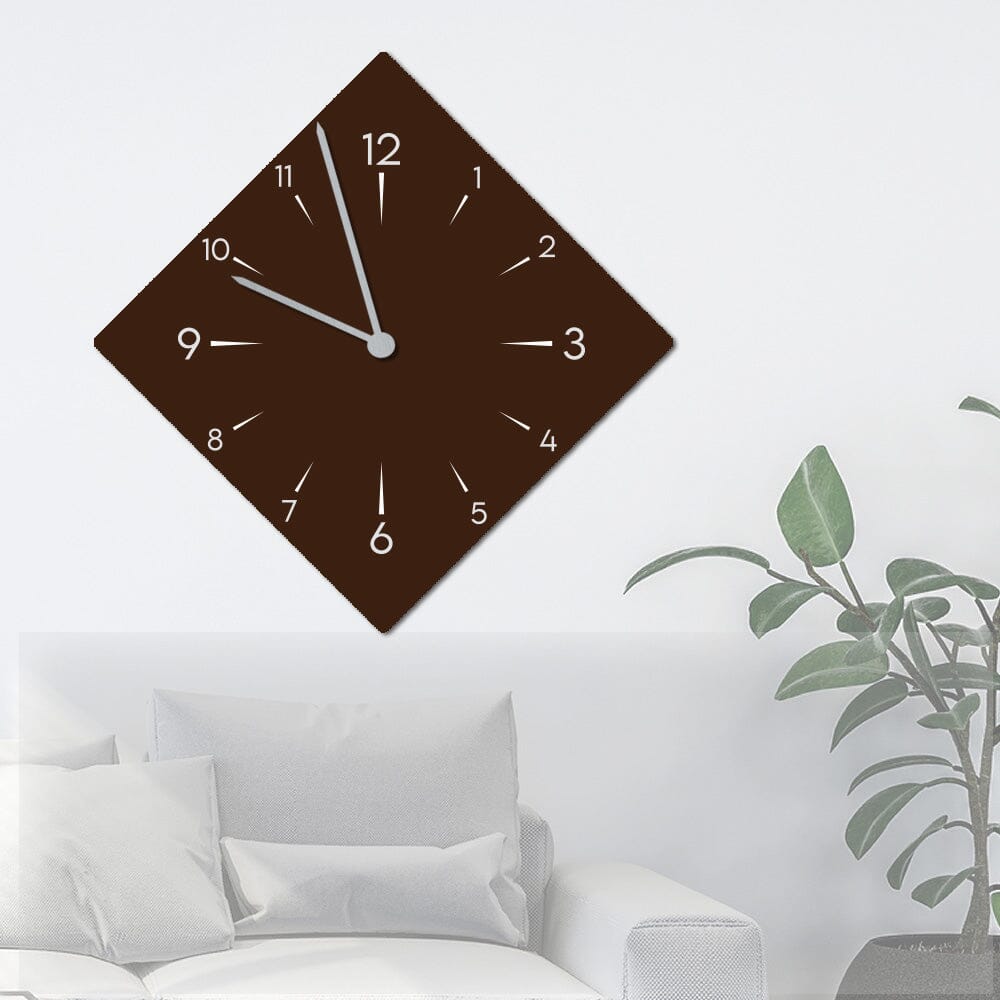 Every Color Wanduhr - Eckig - Design Modern Wanduhren Craftbrothers 