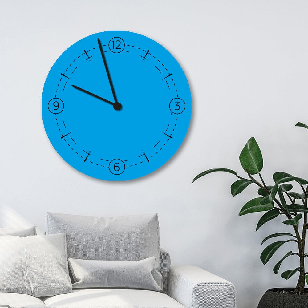 Every Color Wanduhr - Rund - Abstract Design Wanduhren Craftbrothers 