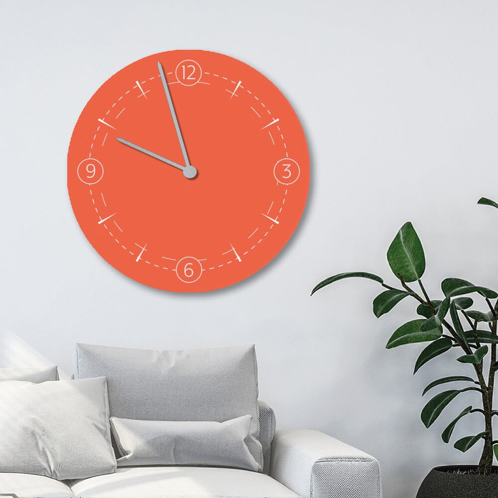 Every Color Wanduhr - Rund - Abstract Design Wanduhren Craftbrothers 
