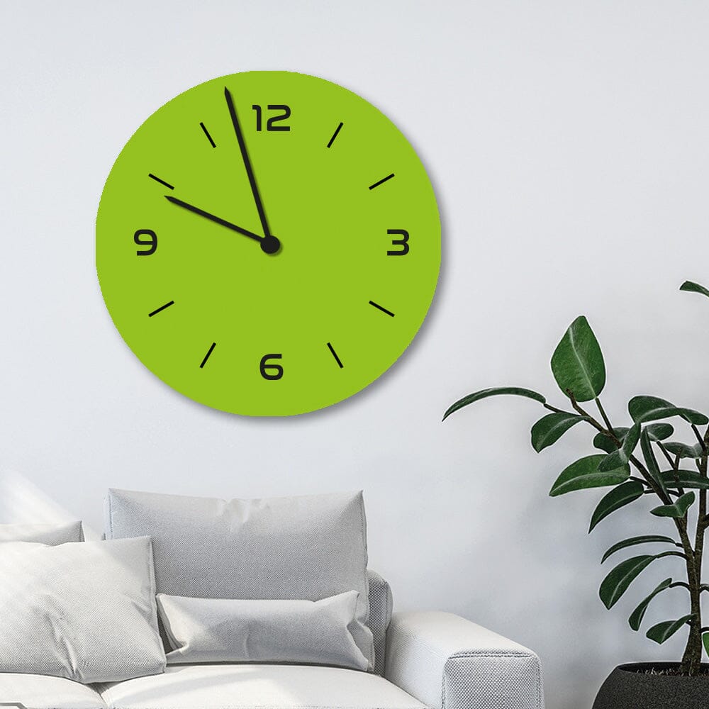 Every Color Wanduhr - Rund - Simple Design Wanduhren Craftbrothers 