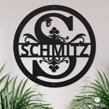 Laden Sie das Bild in den Galerie-Viewer, Rund-Monogramm - Classic aus edlem Stahl (personalisierbar) Monogramm Craftbrothers 