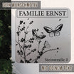 personalisierbares Türschild - Schmetterlinge