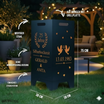Feuertonne personalisierbar - Hochzeit - Jubiläum Tauben aus edlem Stahl