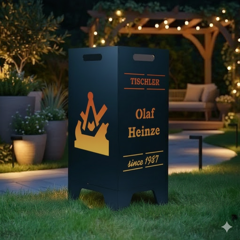 Personalisierbare Zunft-Feuertonne