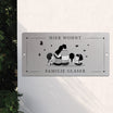 Türschild We are family - Eltern, 3 Töchter (personalisierbar)