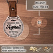 Personalisierter Foto-Schlüsselanhänger "Benzin im Blut. Asphalt im Herzen." Craftbrothers