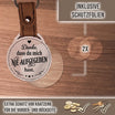 Personalisierter Foto-Schlüsselanhänger "Danke, dass du mich nie aufgegeben hast." Craftbrothers