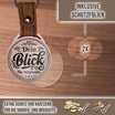 Personalisierter Foto-Schlüsselanhänger "Dein Blick. Nie vergessen." Craftbrothers