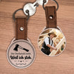 Personalisierter Foto-Schlüsselanhänger "Der Dachstuhl steht. Weil ich steh." Craftbrothers