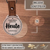 Personalisierter Foto-Schlüsselanhänger "Diddl-Blätter getauscht. Heute Geheimnisse." Craftbrothers