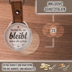 Personalisierter Foto-Schlüsselanhänger "Du bist die, die bleibt, wenn alle gehen." Craftbrothers