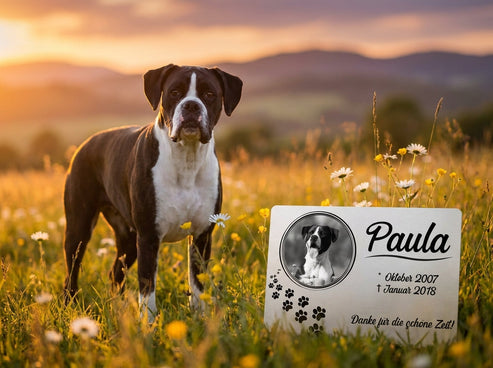 Paula auf der Wiese — Erinnerung im goldenen Licht