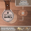 Personalisierter Foto-Schlüsselanhänger "Fünf Uhr morgens riecht's." Craftbrothers