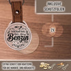 Personalisierter Foto-Schlüsselanhänger "Geld kauft kein Glück. Aber Benzin." Craftbrothers