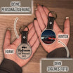 Personalisierter Foto-Schlüsselanhänger "Hubraum statt Wohnraum. 24/7." Craftbrothers