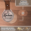 Personalisierter Foto-Schlüsselanhänger "Ich hab dein Lachen. Und deine Nerven." Craftbrothers