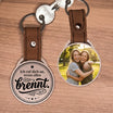 Personalisierter Foto-Schlüsselanhänger "Ich ruf dich an, wenn alles brennt." Craftbrothers