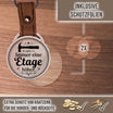 Personalisierter Foto-Schlüsselanhänger "Immer eine Etage höher." Craftbrothers