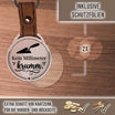 Personalisierter Foto-Schlüsselanhänger "Kein Millimeter krumm." Craftbrothers