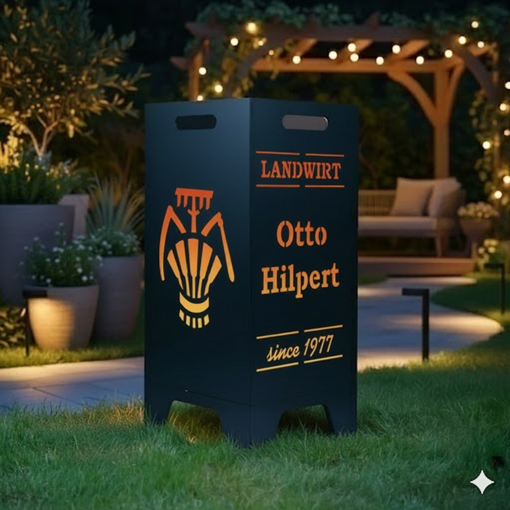 Personalisierbare Zunft-Feuertonne