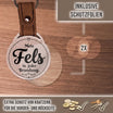 Personalisierter Foto-Schlüsselanhänger "Mein Fels in jeder Brandung." Craftbrothers