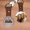 Personalisierter Foto-Schlüsselanhänger "Monatelang Stille. Dann als wär's gestern." Craftbrothers