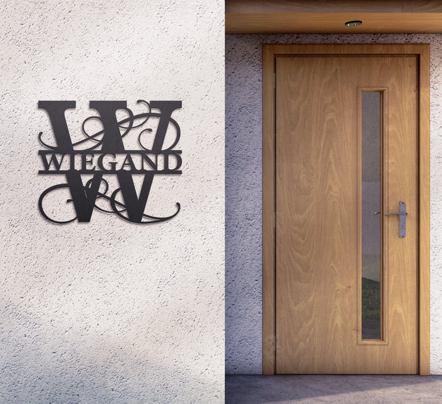 AA Großes Namens-Monogramm (personalisierbar) Craftbrothers 