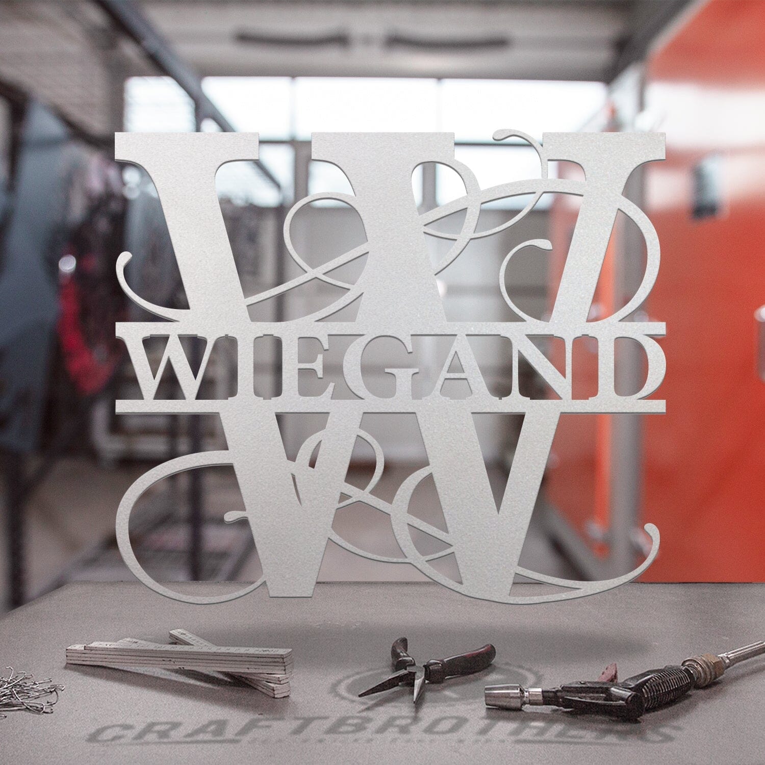 AA Großes Namens-Monogramm (personalisierbar) Craftbrothers 
