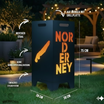 Feuertonne Norderney aus edlem Stahl