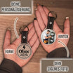 Personalisierter Foto-Schlüsselanhänger "Ohne mich: kalt, dunkel, still." Craftbrothers