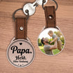 Personalisierter Foto-Schlüsselanhänger "Papa. Held. Ohne Umhang." Craftbrothers