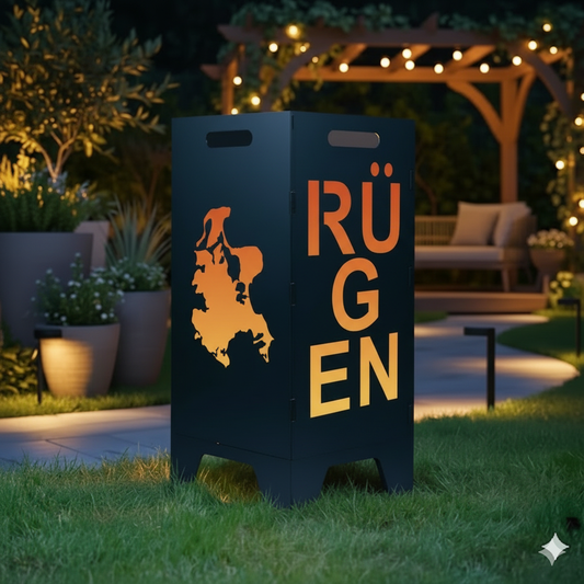 Feuertonne Rügen aus edlem Stahl