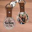 Personalisierter Foto-Schlüsselanhänger "Wir lachen über Dinge, die keiner versteht." Craftbrothers