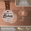 Personalisierter Foto-Schlüsselanhänger "Wir streiten wie verrückt. Lieben uns mehr." Craftbrothers