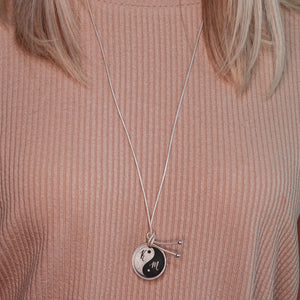 personalisierbare Halskette "Yin und Yang" Craftbrothers 