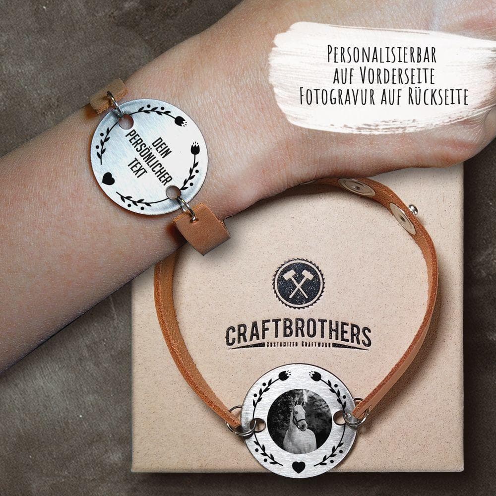 personalisierbares Armband Für Pferdeliebhaber Craftbrothers 