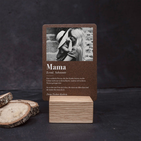 Little Message - Muttertag "Substantiv Mama mit Foto" Craftbrothers 