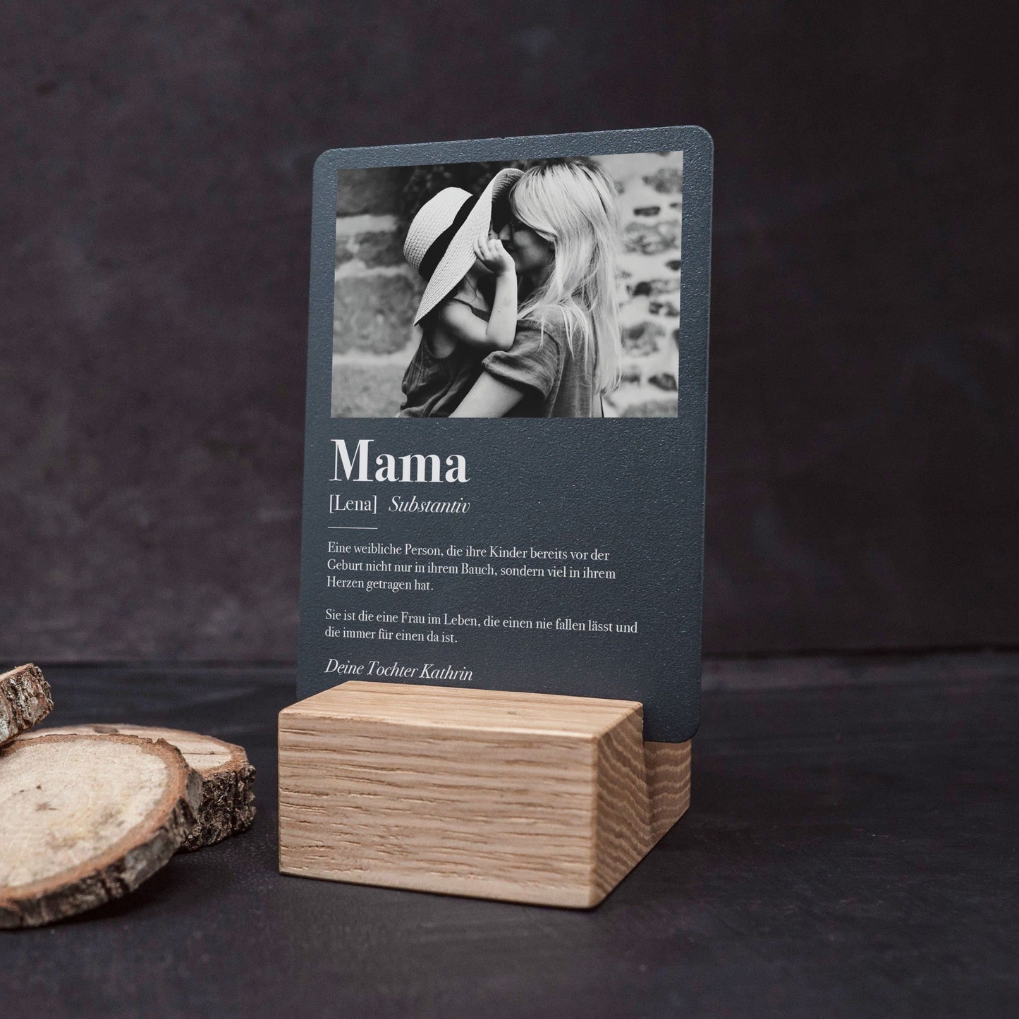 Little Message - Muttertag "Substantiv Mama mit Foto" Craftbrothers 