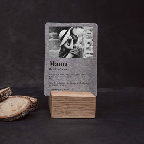 Little Message - Muttertag "Substantiv Mama mit Foto" Craftbrothers 