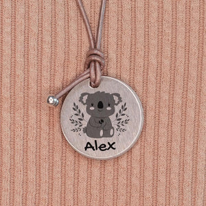 personalisierbare Halskette "Koala" Craftbrothers 