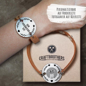 personalisierbares Armband für Hundeliebhaber Craftbrothers 