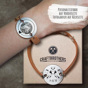 personalisierbare Partner-Armbänder "Origamitauben" Armband Herzau 