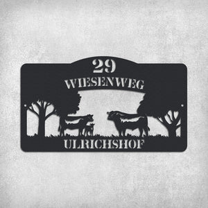 Türschild "Bauernhof" (personalisierbar) Türschild Craftbrothers 