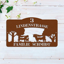 Laden Sie das Bild in den Galerie-Viewer, Türschild &quot;Bauernhof&quot; (personalisierbar) Türschild Craftbrothers 