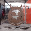 Hofschild - Bison aus edlem Stahl (personalisierbar) Craftbrothers 