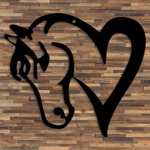 Laden Sie das Bild in den Galerie-Viewer, Horse Love - Pferdeliebe (personalisierbar mit Gravur) Herzau 