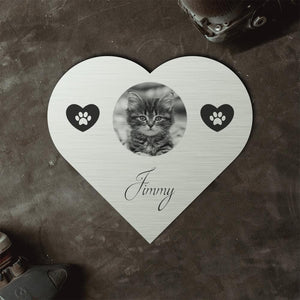 Kleines Katzenherz (inklusive Fotogravur) Craftbrothers 