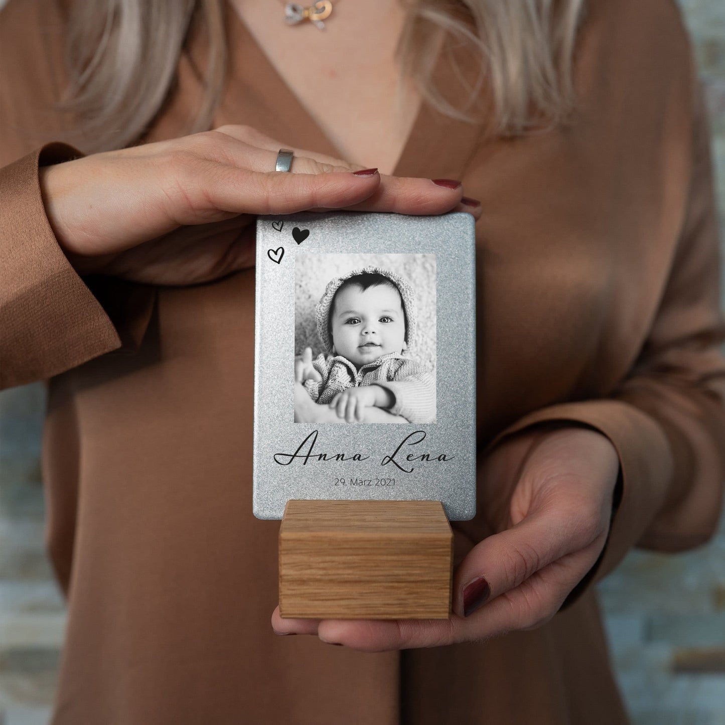 Little Message - Babyfoto "Herzen" Craftbrothers 