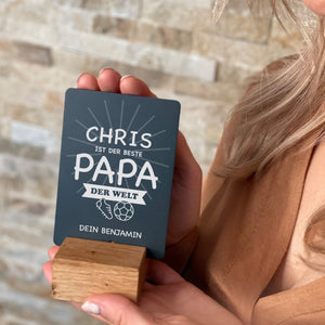Little Message - Bester Papa der Welt "Motiv Fußball" Craftbrothers 