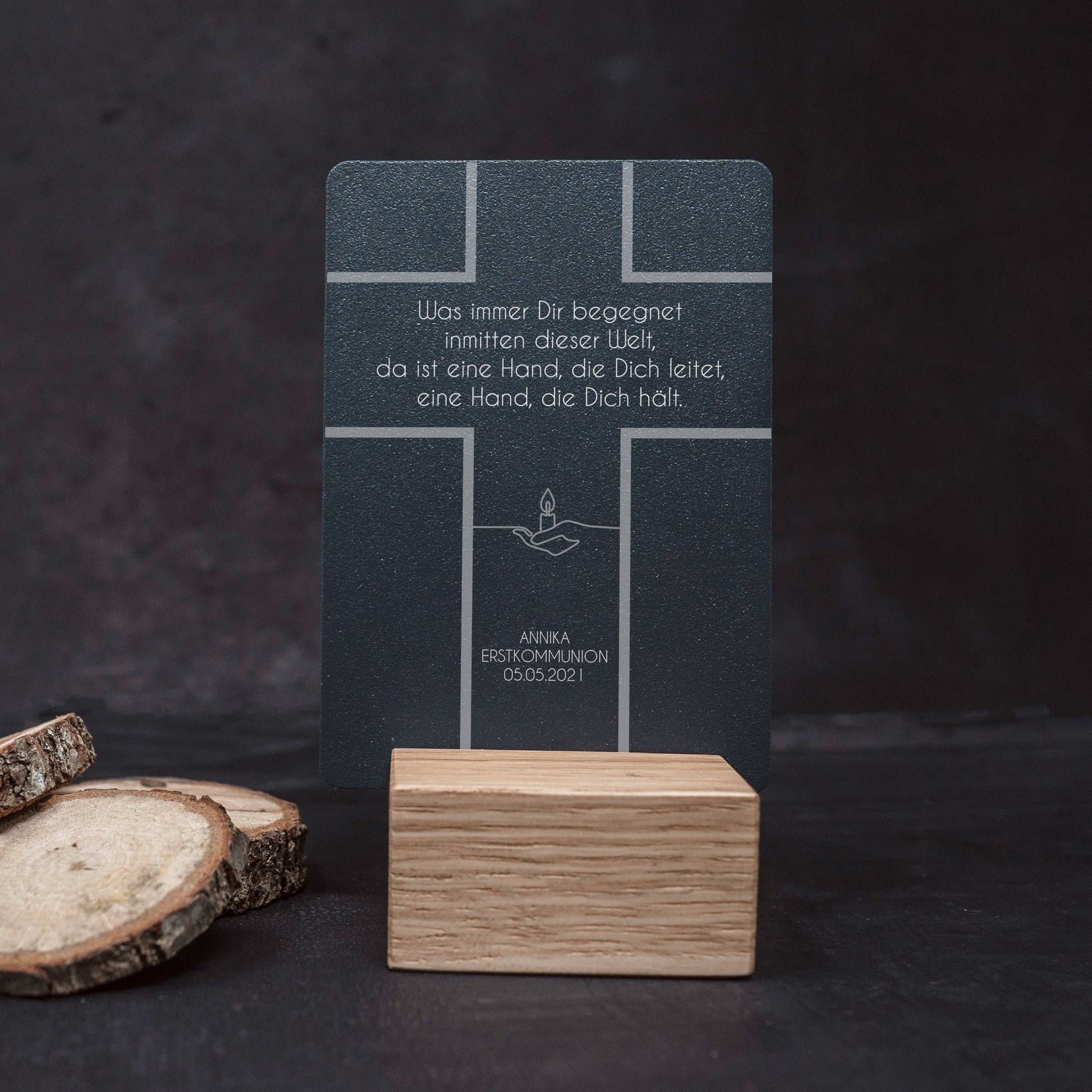 Little Message - 1. Heilige Kommunion "Kreuz & Hand" Craftbrothers 